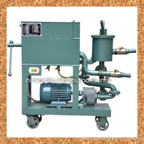 Portable small used oil filter machine